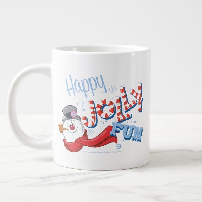 Frosty the Snowman™ | Happy Jolly Fun Jumbo-Tasse (Links)