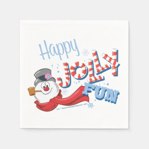 Frosty the Snowman™   Happy Jolly Fun Serviette