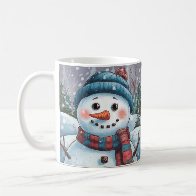 Frosty the Snowman Holiday Tasse (Links)