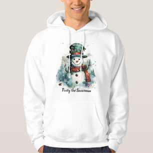 ⛄ Frosty the Snowman Hoodie - Winter Whimsy wartet