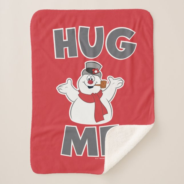 Frosty the Snowman™ | Hug Me Sherpadecke (Vorderseite)