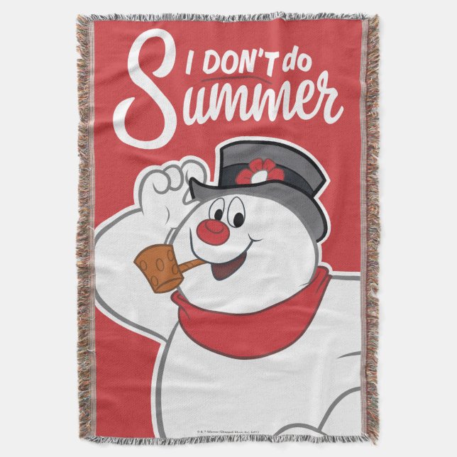 Frosty the Snowman™ | Ich mache den Sommer nicht Decke (Vorderseite Vertikal)