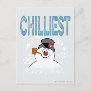 Frosty the Snowman™ Kältester Feiertagspostkarte