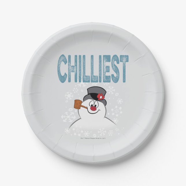 Frosty the Snowman™ | Kältester Pappteller (Vorderseite)