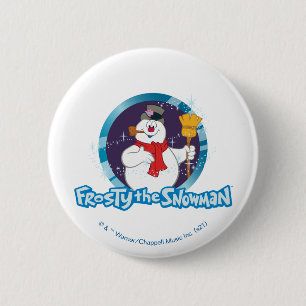 Frosty the Snowman™   Magisches Frostportrait Button
