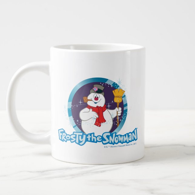 Frosty the Snowman™ | Magisches Frostportrait Jumbo-Tasse (Links)