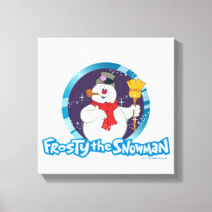 Frosty the Snowman™   Magisches Frostportrait Leinwanddruck