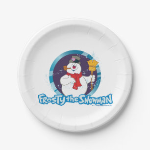 Frosty the Snowman™ Magisches Frostportrait Pappteller