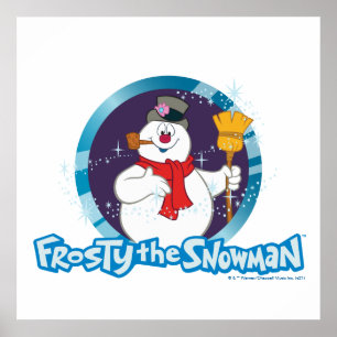 Frosty the Snowman™   Magisches Frostportrait Poster