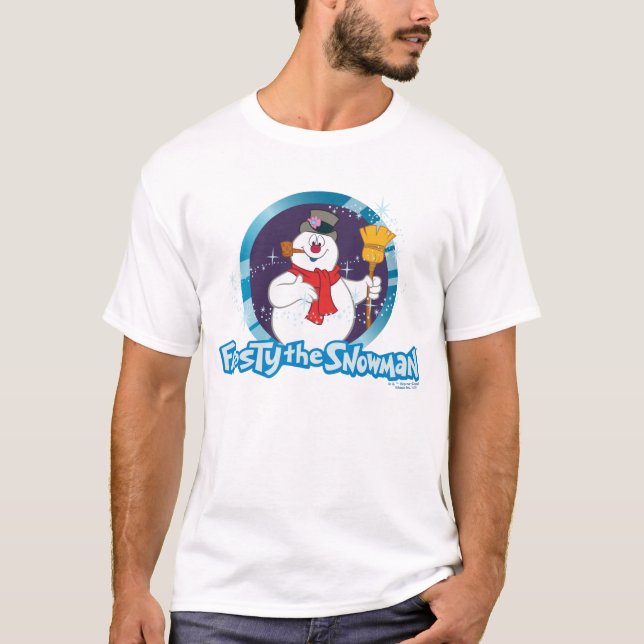 Frosty the Snowman™ | Magisches Frostportrait T-Shirt (Vorderseite)