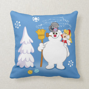 Frosty the Snowman™ Winterspass von Frosty & K Kissen