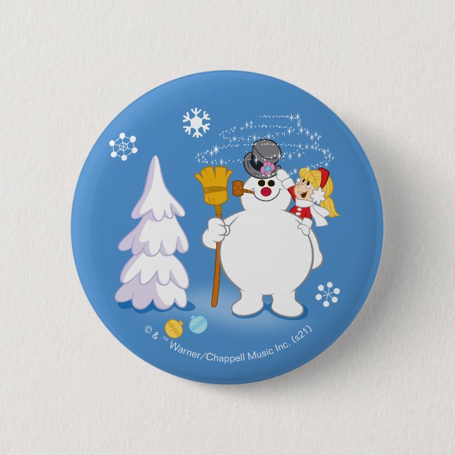 Frosty the Snowman™ | Winterspass von Frosty & Kar Button (Vorderseite)