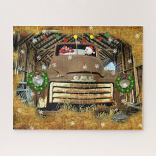 Frosty's Vintage-GMC-LKW-Weihnachtsfahrt Puzzle