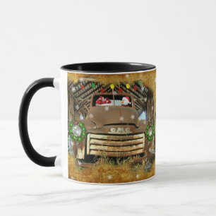 Frostys Vintage-GMC-LKW-Weihnachtsfahrt Tasse