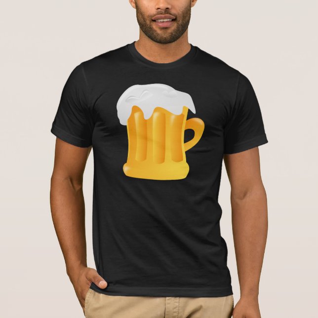 Frothy Foamy Beer Tasse T-Shirt (Vorderseite)