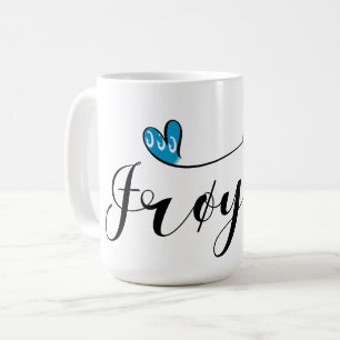 Frøya Flag Heart, Trøndelag, Norwegen Kaffeetasse