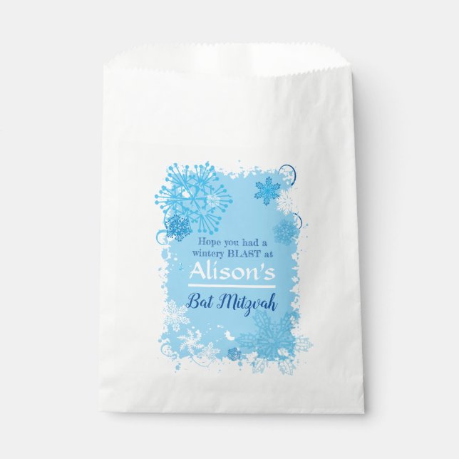 FROZEN Bar Bat Mitzvah Escort Geschenktasche Geschenktütchen (Vorderseite)