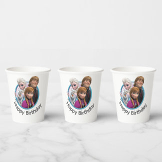 Frozen characters paper cup (birthday theme ) pappbecher