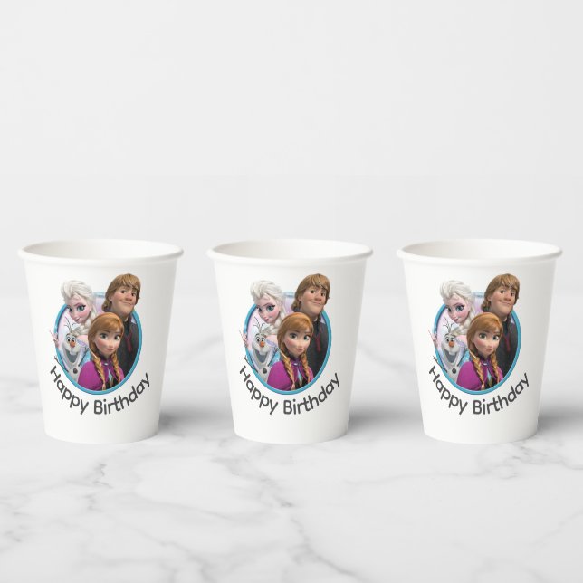 Frozen characters paper cup (birthday theme ) pappbecher (Multi)