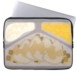 Frozen Dinner Laptop Spaß Kitsch Design Case