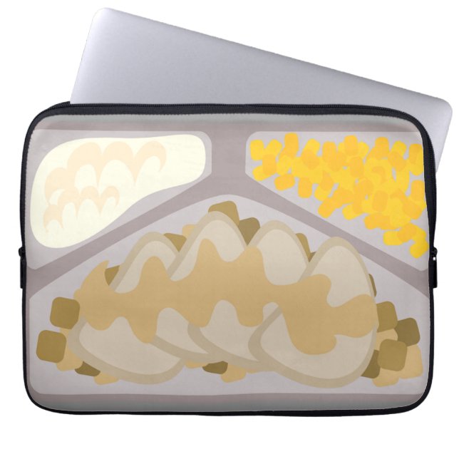 Frozen Dinner Laptop Spaß Kitsch Design Case (Vorderseite)