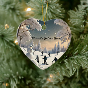 "Frozen Dreams Erwachen" Keramik Ornament