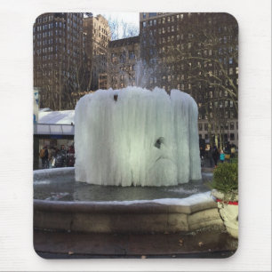 Frozen Eisbrunnen Bryant Park New York City NYC Mousepad