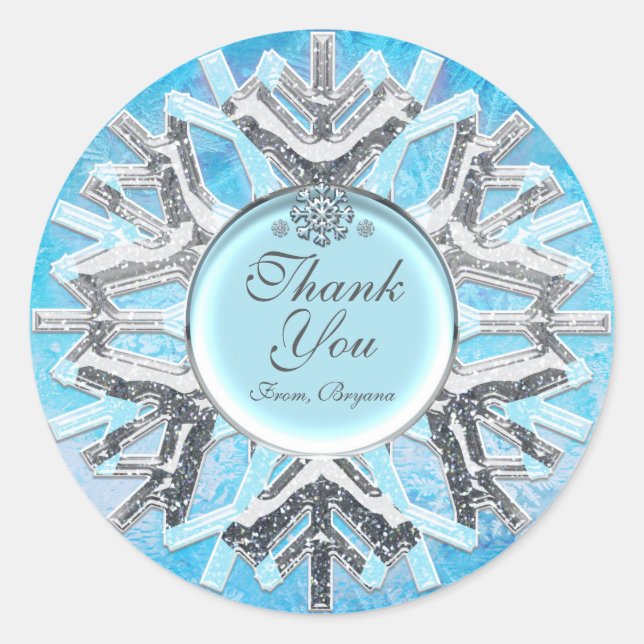 Frozen EisWinter Wonderland Snowflake Stickers (Vorderseite)