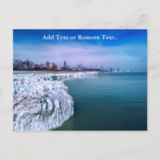 Frozen Gletscher der windy City Postcard Postkarte