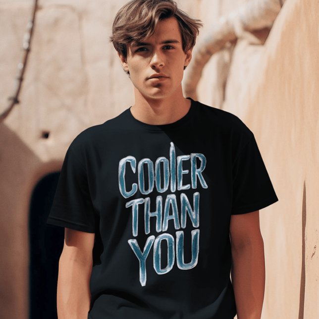 Frozen Ice Word Art - Cooler als du T-Shirt (Von Creator hochgeladen)