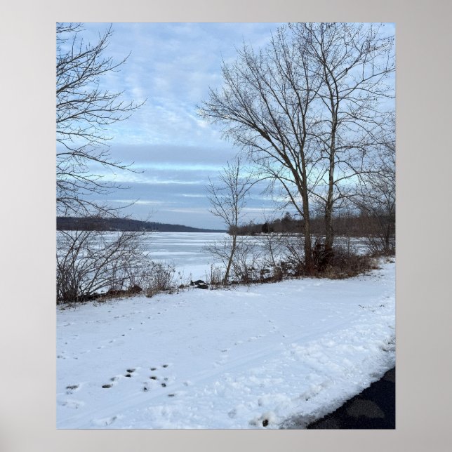 Frozen Lake Galena Poster (Vorne)