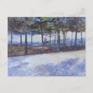 Frozen New Yorker Staat Postkarte