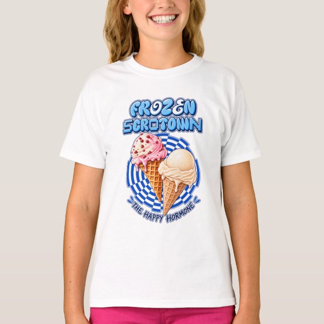 🍦 Frozen Scrotown T-Shirt (Vorderseite)