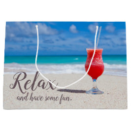 Frozen Strawberry Daiquiri auf Blue Sky Sandy Beac Große Geschenktüte