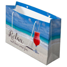 Frozen Strawberry Daiquiri auf Blue Sky Sandy Beac Große Geschenktüte