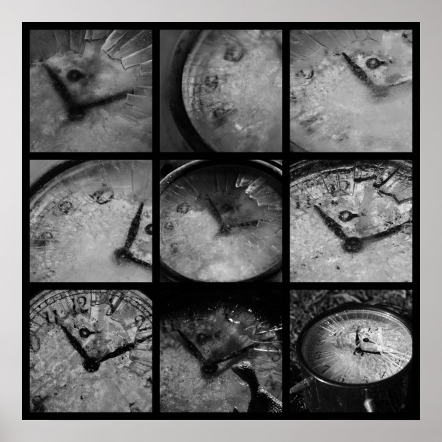 Frozen Uhr Poster (Vorne)