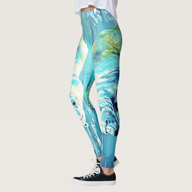 "Frozen Wilds: Die Reise des Bären" Leggings (Links)