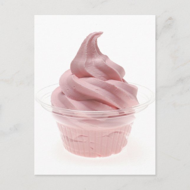 Frozen Yogurt Postkarte (Vorderseite)