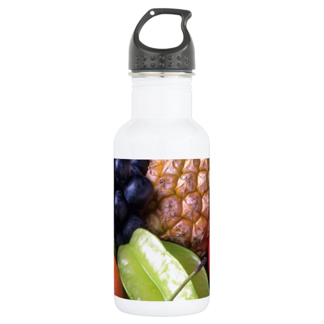 Frucht-Ananas-Gelb-süße Edelstahlflasche (Vorderseite)