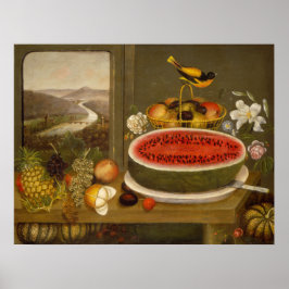 Frucht & Baltimore Oriole - Wagguno Kunstgedicht Poster