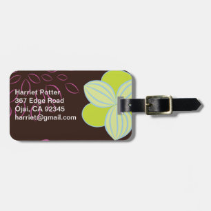 Frucht Blume Feine Niedliche Girly Retro Blumenstr Gepäckanhänger