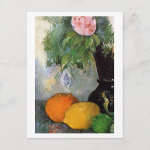 Frucht Blume Still Life Paul Cezanne Postkarte