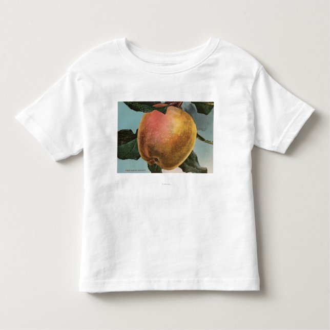 Frucht Chromo Lithographie des weißen Winters Kleinkind T-shirt (Vorderseite)