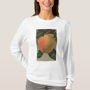 Frucht Chromo Lithographie von Belleflower Apple T-Shirt