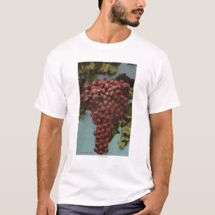 Frucht Chromo Lithographie von Kalifornien-Trauben T-Shirt