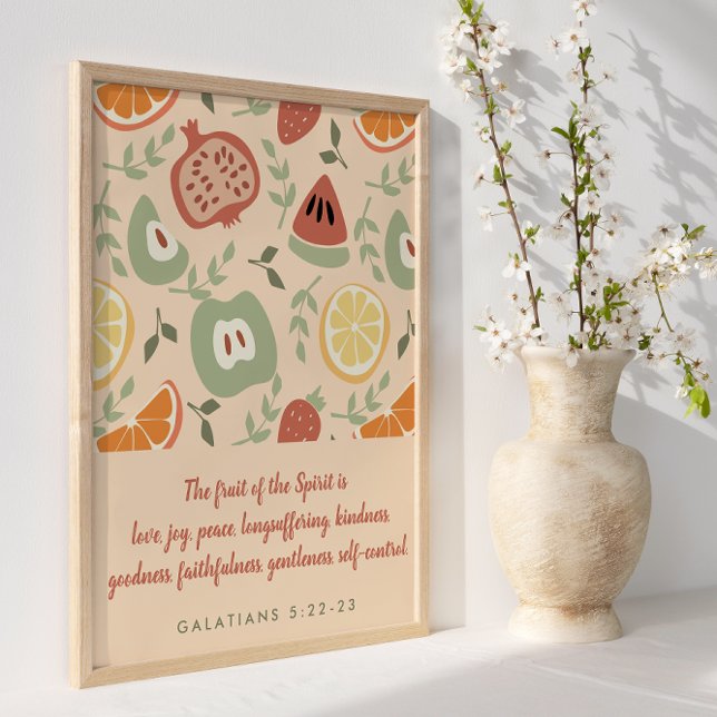 Frucht der Abstrakten Schrift Poster (Von Creator hochgeladen)