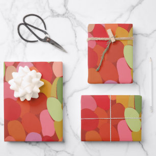 Frucht der farbenfrohen Berries Geschenkpapier Set