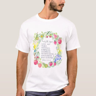 Frucht der Geist-Aquarell-Grafik T-Shirt