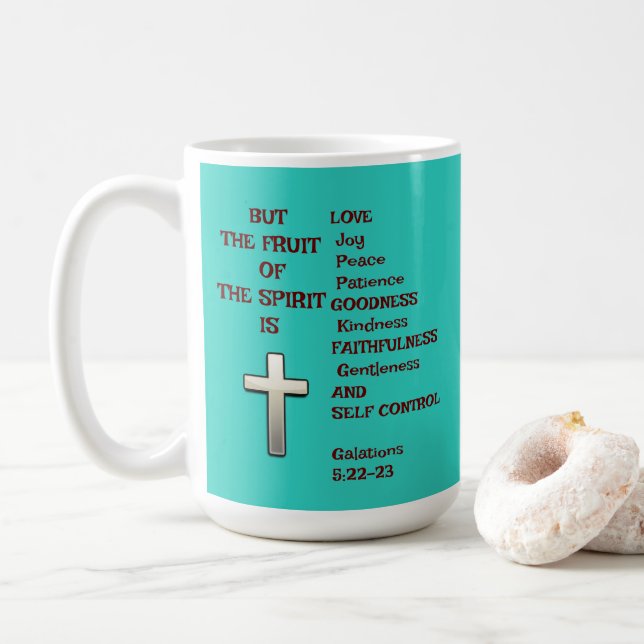 Frucht der Geistesreligion Kaffeetasse (Mit Donut)