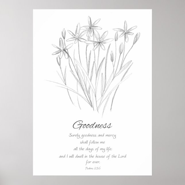 Frucht der Geistgalaten 5:22 Schrift Poster (Vorne)